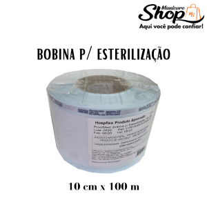 Bobina / Rolo Para Esterilização – 10 Cm X 100 M – HospFlex