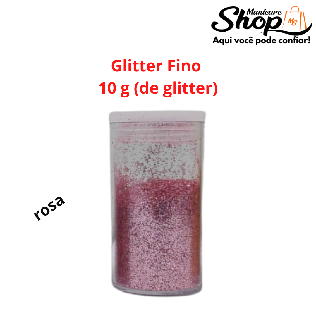 Glitter Fino – Rosa – 10g