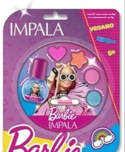 Kit: Esmalte + Sombra + Batom + Blush – Extraordinária – Impala / Barbie
