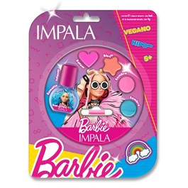 Kit: Esmalte + Sombra + Batom + Blush – Girl Power – Impala / Barbie