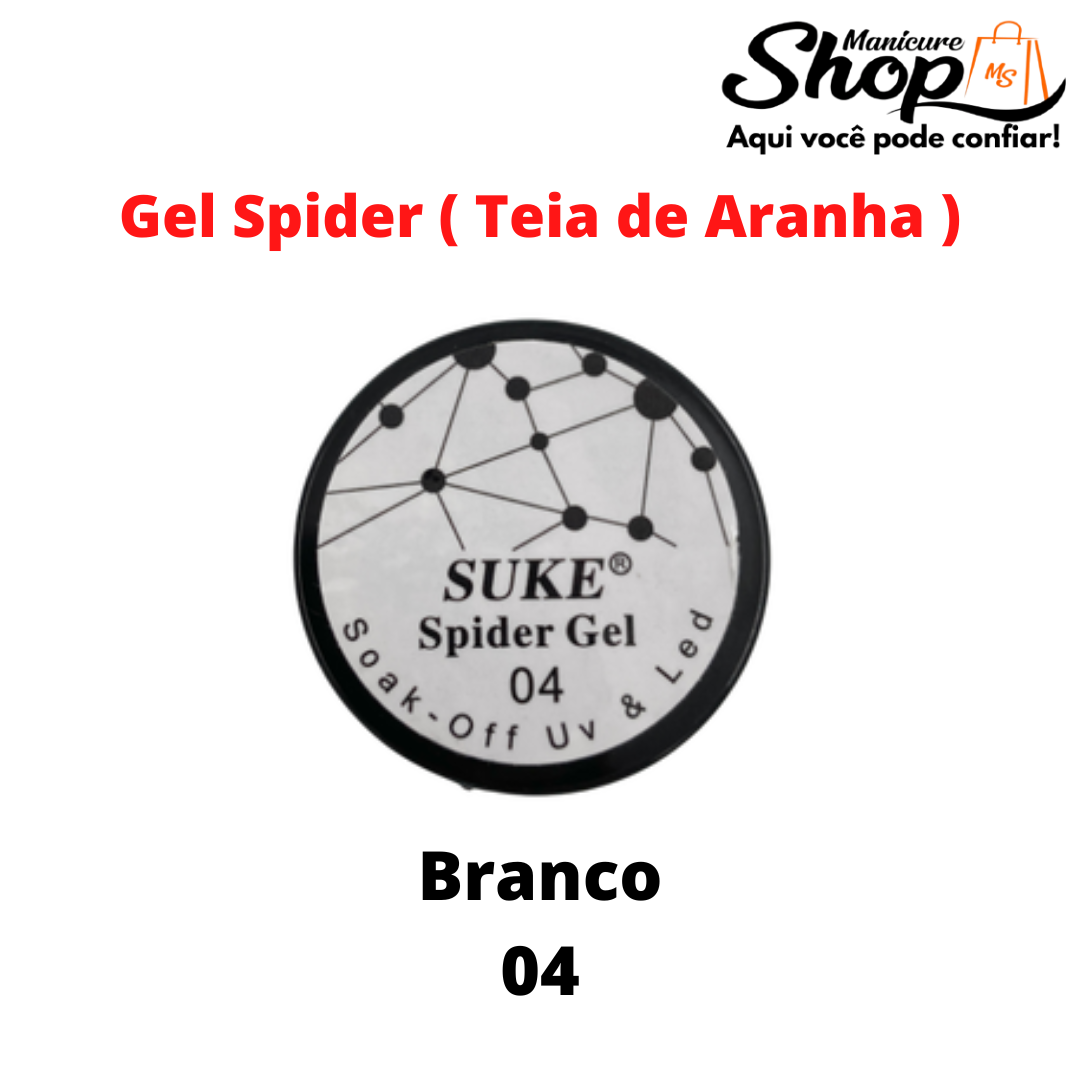 Gel Spider/Aranha – SUKE – Branco / White N0400