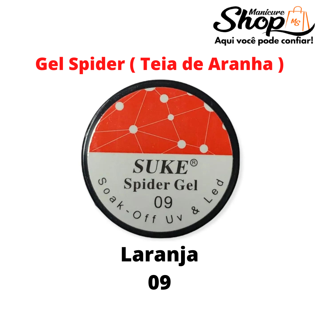Gel Spider/Aranha – SUKE – Laranja N09