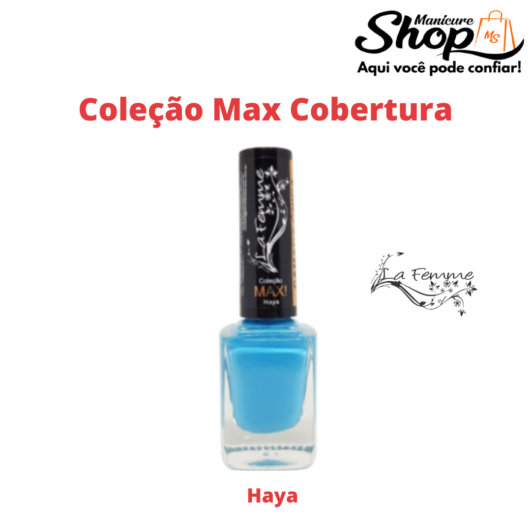 Esmalte – Haya – Cremoso – Coleção Max Cobertura – 9ml – La Femme
