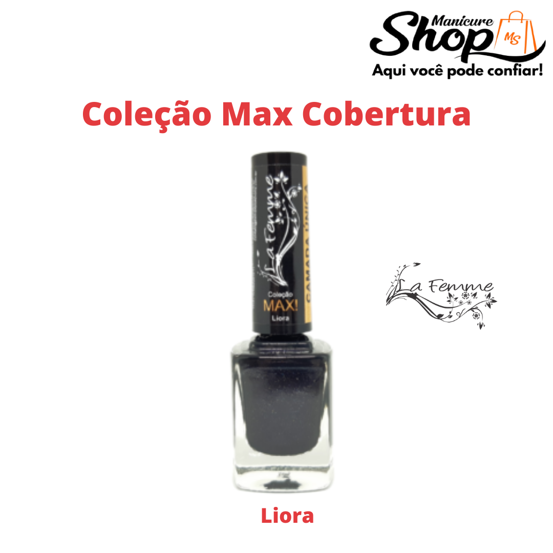 Esmalte – Liora – Cintilante – Coleção Max Cobertura – 9ml – La Femme