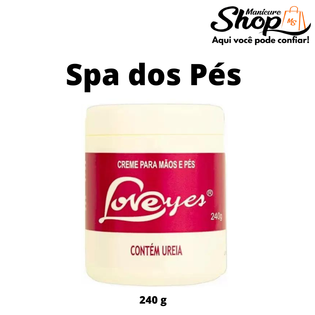 Spa Dos Pés – Creme P/ Mãos E Pés C/ Uréia – 240 G – LOVE YES