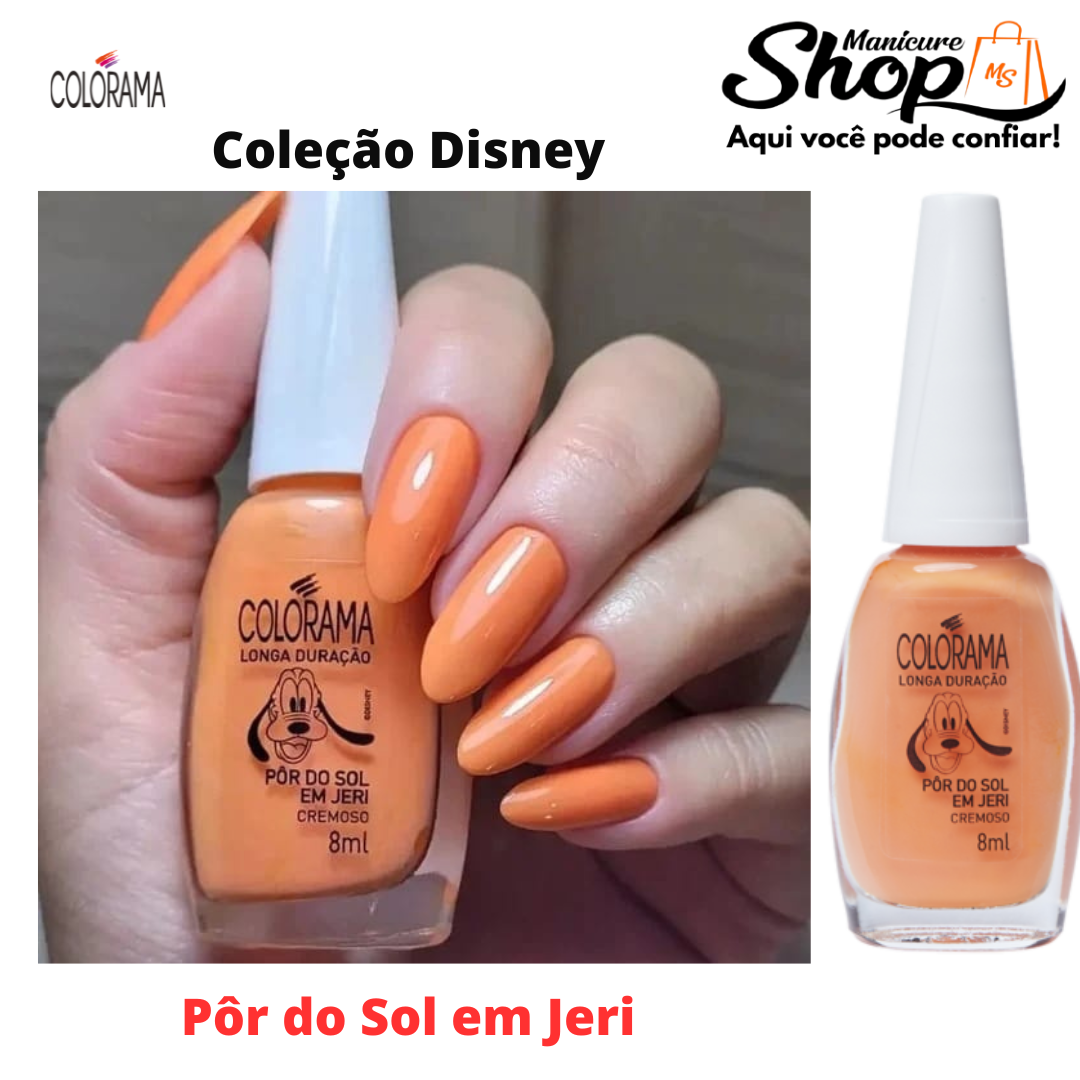 Esmalte – Pôr Do Sol Em Jeri – Coleção Disney – 8ml – Colorama