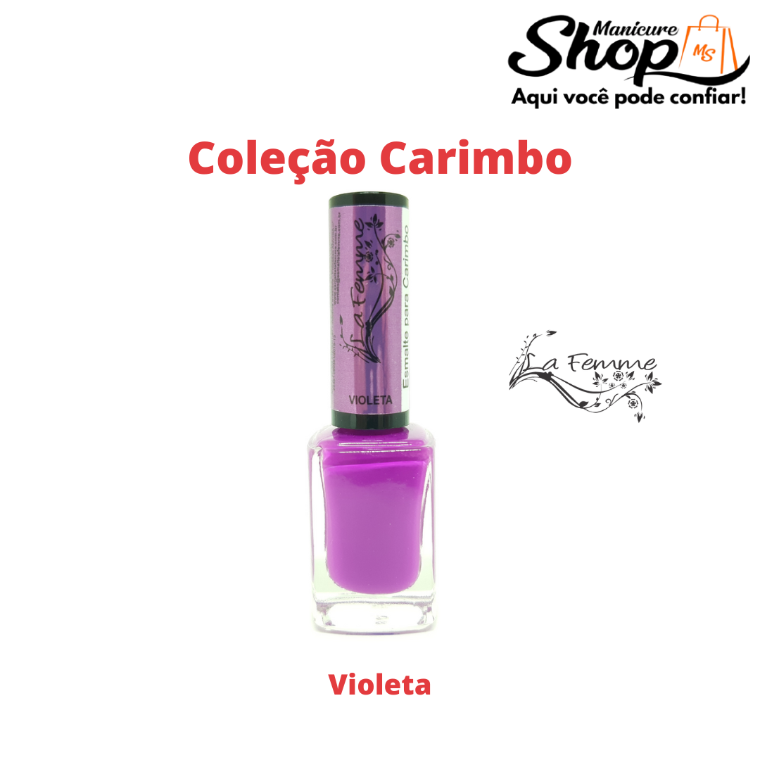 Esmalte – Violeta – P/ Carimbo – 9ml – La Femme