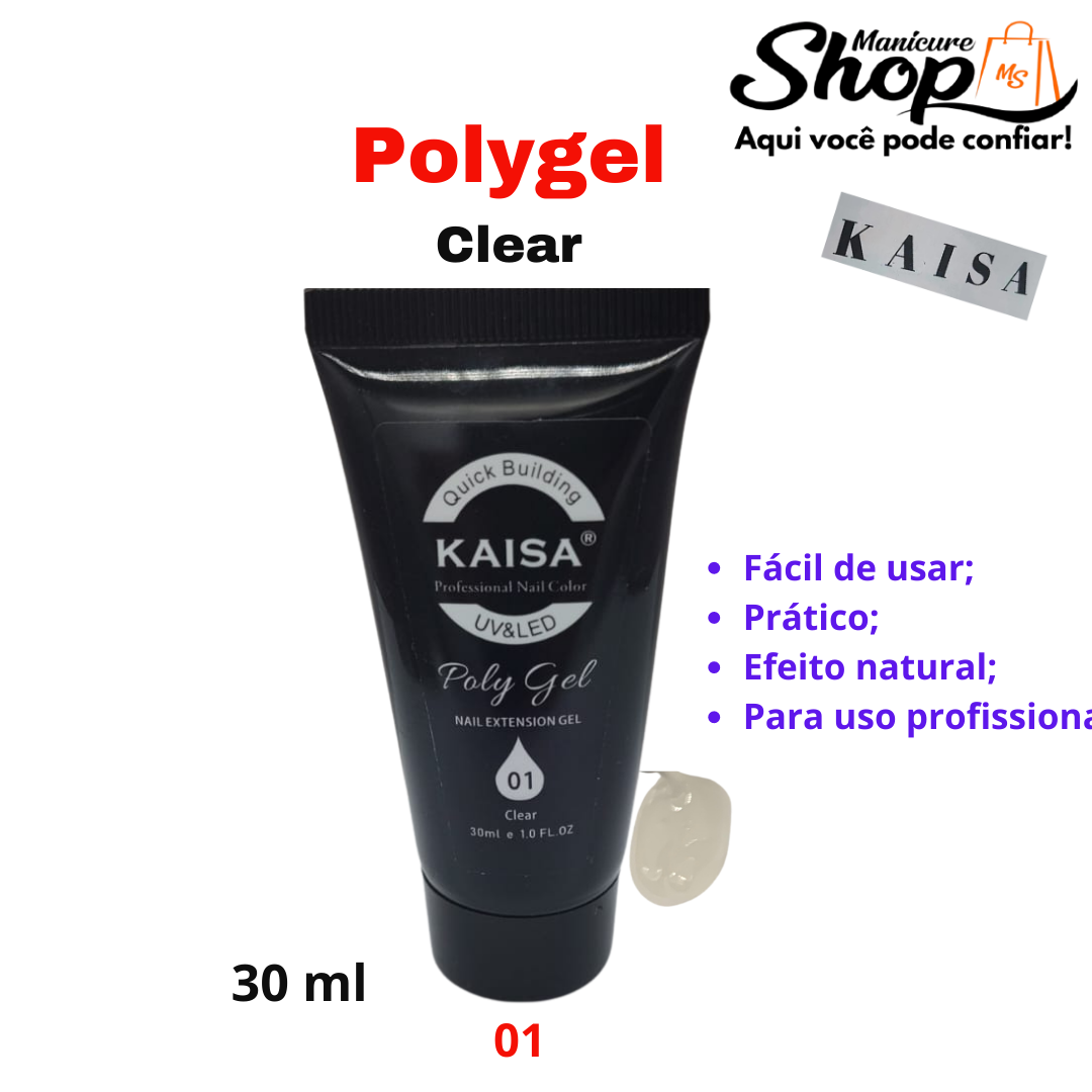 Polygel Clear 01 – 30 Ml – KAISA