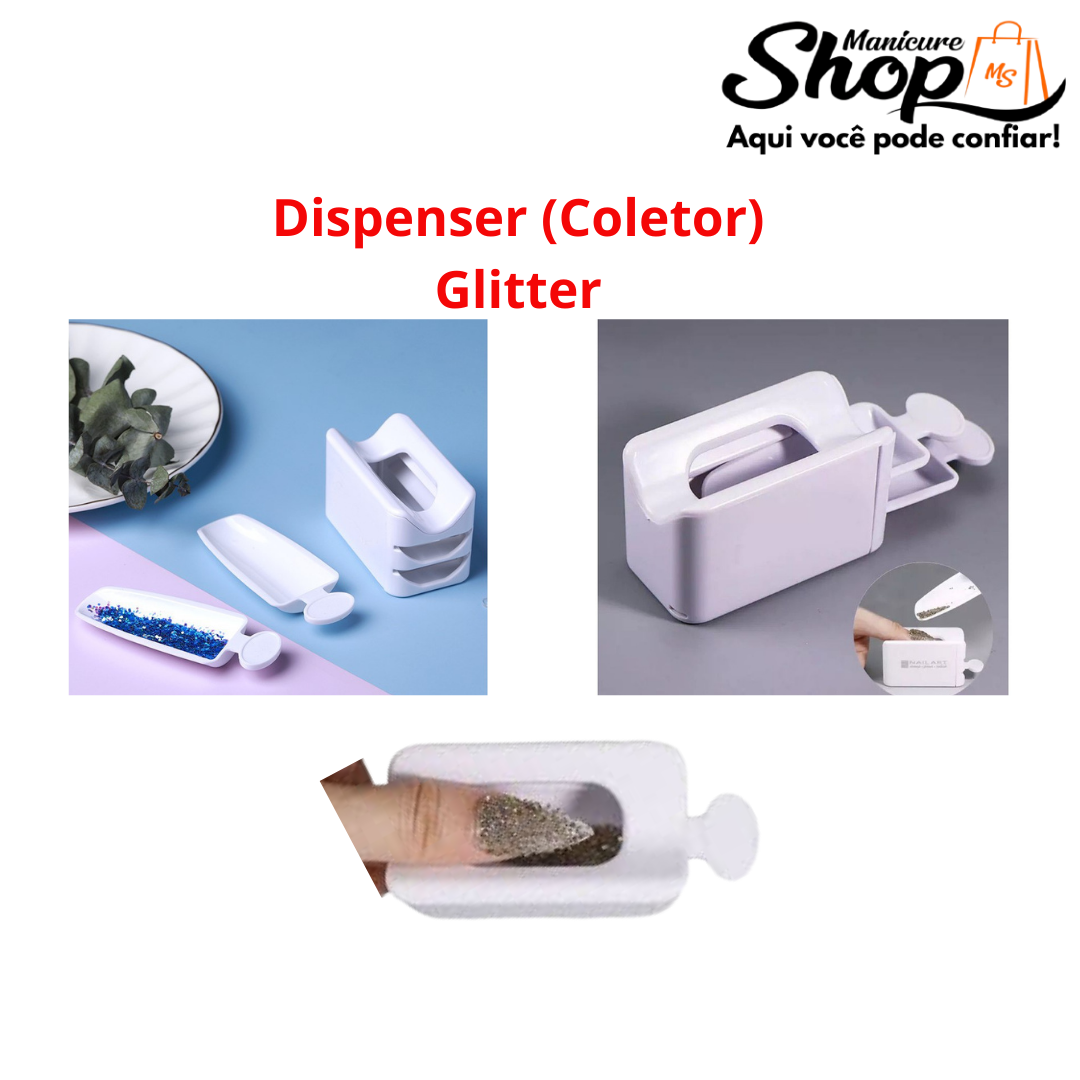 Dispenser (Coletor) Com 02 Pás Para Glitter