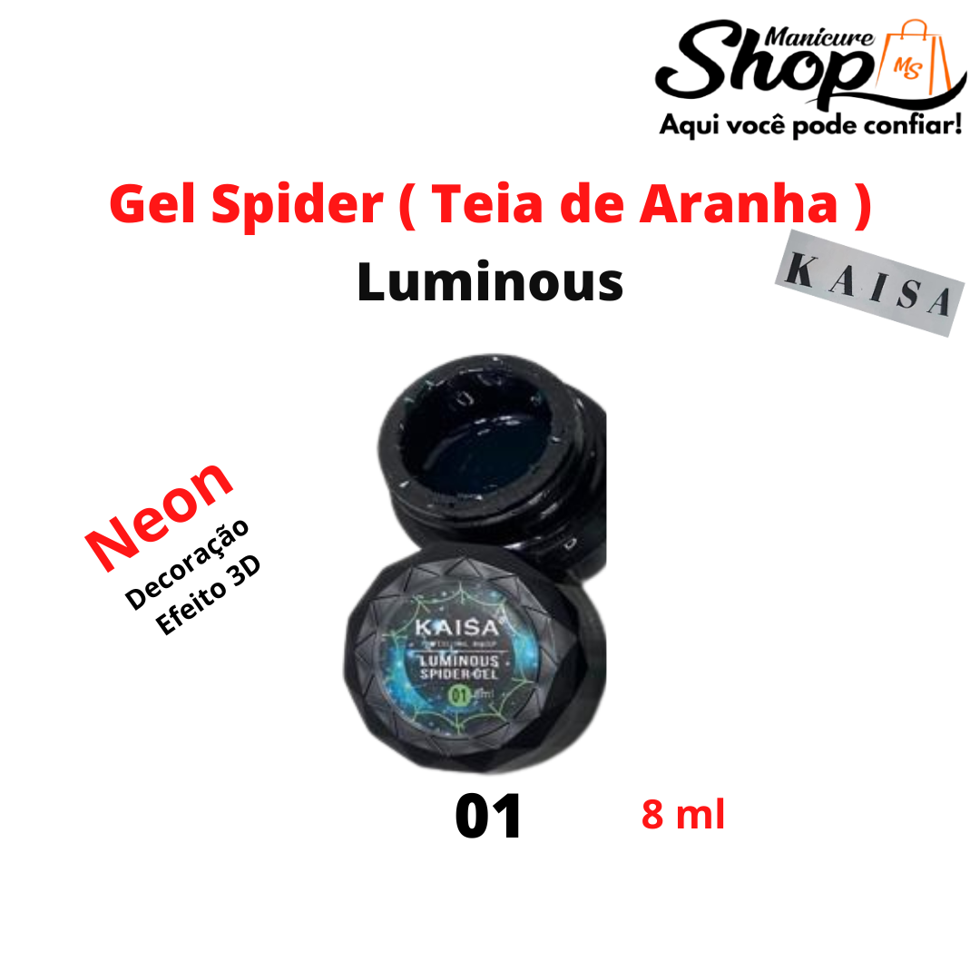 Gel Spider/Aranha – Luminous Neon N01 – KAISA