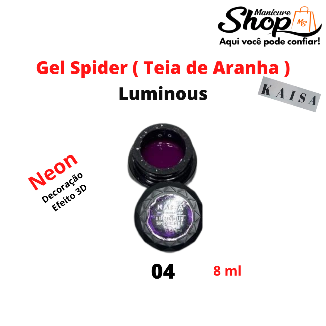Gel Spider/Aranha – Luminous Neon N04 – KAISA