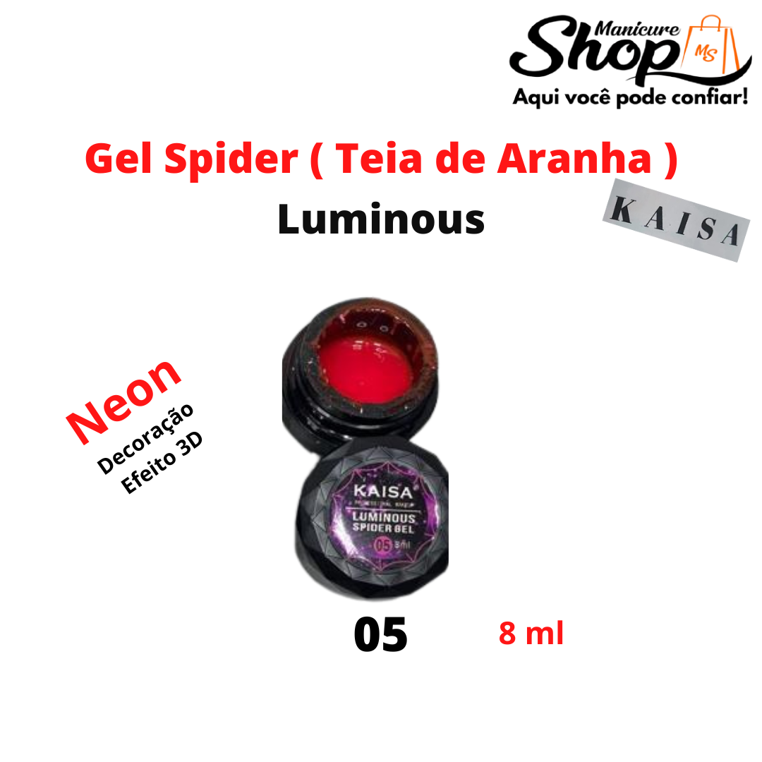 Gel Spider/Aranha – Luminous Neon N05 – KAISA