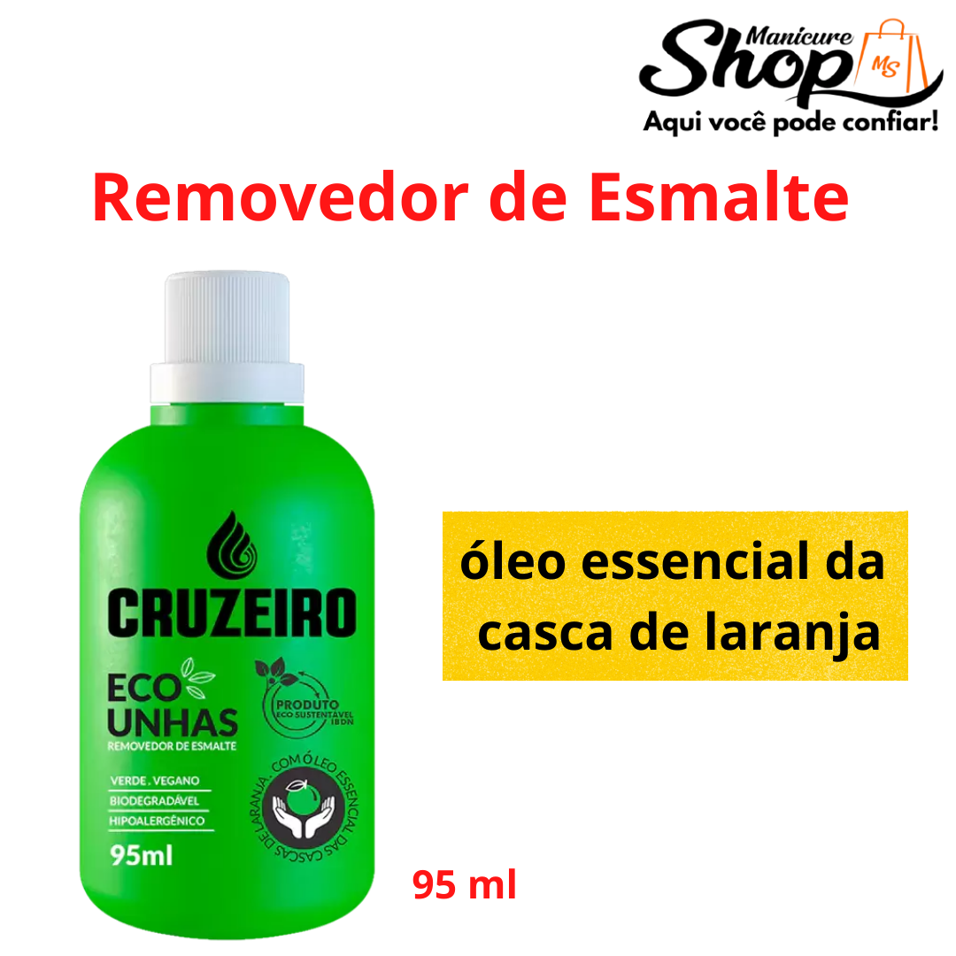 Removedor De Esmalte Eco Unhas- CRUZEIRO – 95ml